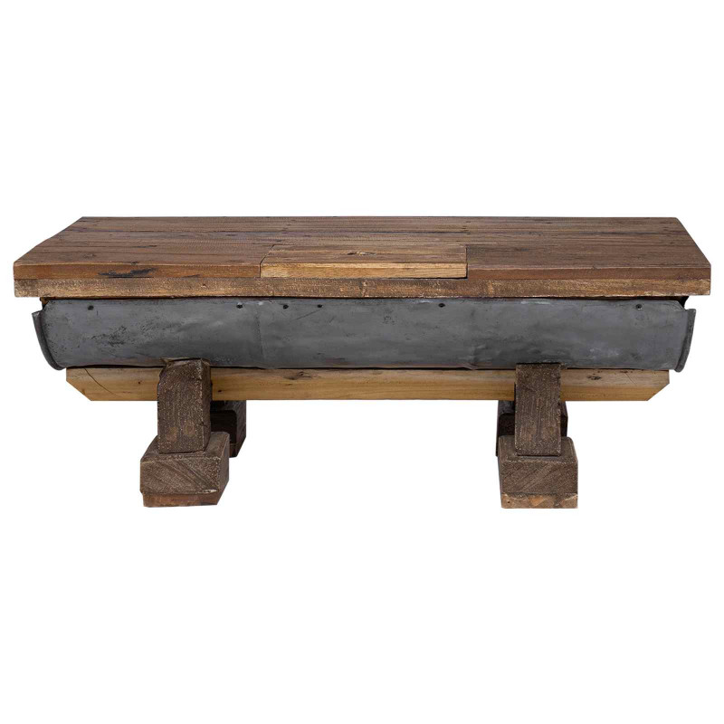 Stolik kawowy Naturalny 90 x 50 x 35 cm drewno