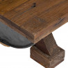 Stolik kawowy Naturalny 90 x 50 x 35 cm drewno