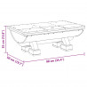 Stolik kawowy Naturalny 90 x 50 x 35 cm drewno