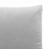 Sofa Ogrodowa z poduszką Jasnoszary 200,5 x 70 x 85,5 cm Stal