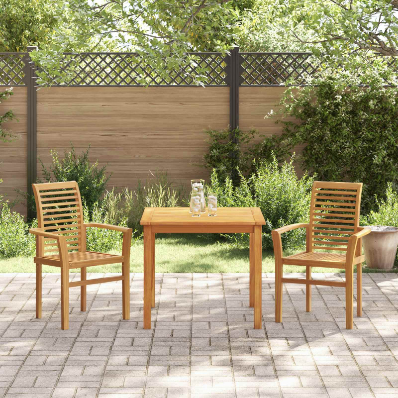 Krzesło jadalniane 2 pcs Brązowy 62 x 55 x 94 cm