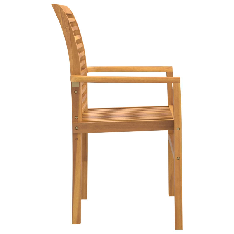 Krzesło jadalniane 2 pcs Brązowy 62 x 55 x 94 cm
