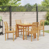 Krzesło jadalniane 4 pcs Brązowy 62 x 55 x 94 cm