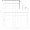 Letni Kołdra Biały 240 x 260 cm Pióra