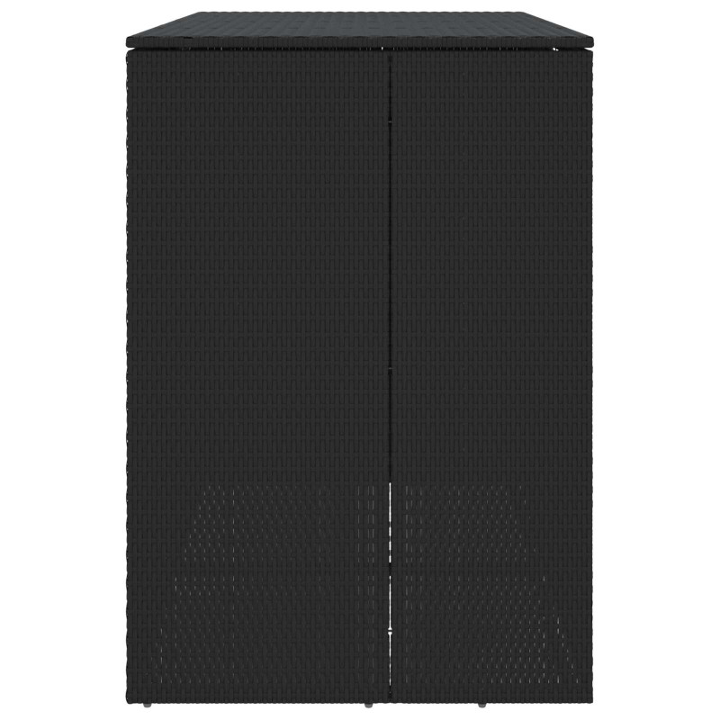 Pojemnik na śmieci 2 pcs Czarny 65 x 80 x 115 cm Polietylen