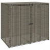 Pojemnik na śmieci 2 pcs Szary 65 x 80 x 115 cm Polietylen