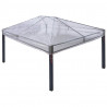 Wymiana osłony altany przezroczysty 400 x 300 x 32 cm PVC