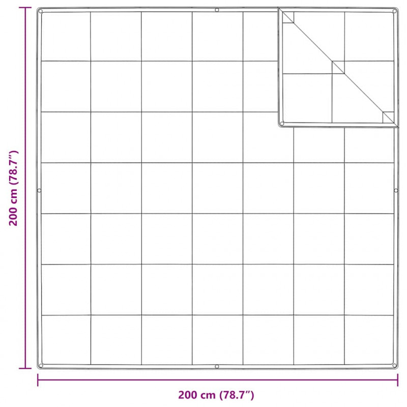Kołdra 2-w-1 Biały 200 x 200 cm Pióra