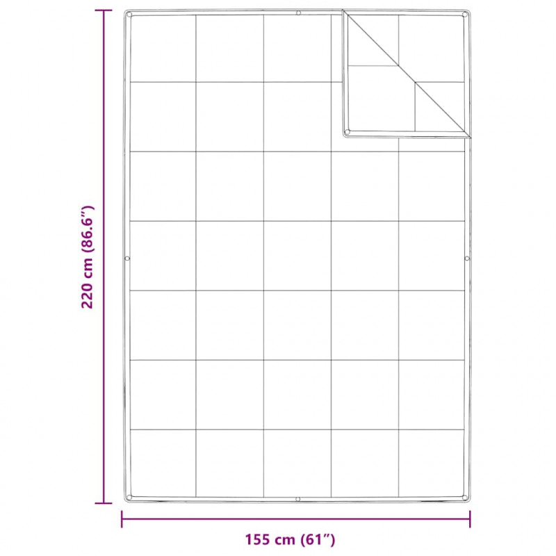 Kołdra 2-w-1 Biały 155 x 220 cm Pióra