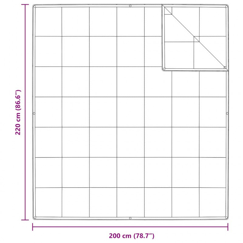 Kołdra 2-w-1 Biały 200 x 220 cm Pióra