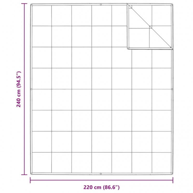 Kołdra 2-w-1 Biały 240 x 220 cm Pióra