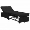 Rozkładana sofa Czarny 194 x 50 x 82 cm tkanina