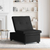 Rozkładana sofa Czarny 194 x 50 x 82 cm tkanina