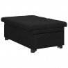 Rozkładana sofa Czarny 194 x 50 x 82 cm tkanina