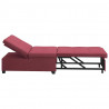 Rozkładana sofa Czerwone wino 194 x 50 x 82 cm tkanina
