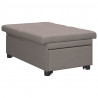Rozkładana sofa Ciemnoszary 194 x 50 x 82 cm tkanina