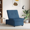 Rozkładana sofa Niebieski 194 x 50 x 82 cm tkanina