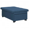 Rozkładana sofa Niebieski 194 x 50 x 82 cm tkanina