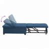 Rozkładana sofa Niebieski 194 x 50 x 82 cm tkanina