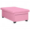 Rozkładana sofa Różowy 194 x 50 x 82 cm tkanina