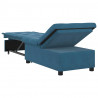 Sofa Bed Niebieski 194 x 67 x 82 cm Aksamit