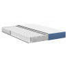 Materac do łóżka z materacem Niebieski 140 x 190 cm tkanina