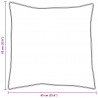 Poduszka z poduszką 2 pcs Biały 65 x 65 cm Pióra