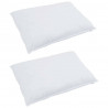 Poduszka z poduszką 2 pcs Biały 60 x 70 cm Pióra