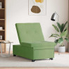 Sofa Bed Jasnozielony 194 x 67 x 82 cm Aksamit