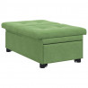 Sofa Bed Jasnozielony 194 x 67 x 82 cm Aksamit
