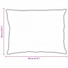 Poduszka z poduszką 2 pcs Biały 60 x 80 cm Pióra