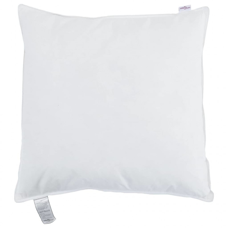 Poduszka z poduszką 2 pcs Biały 80 x 80 cm Pióra