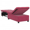 Sofa Bed Czerwone wino 194 x 67 x 82 cm Aksamit