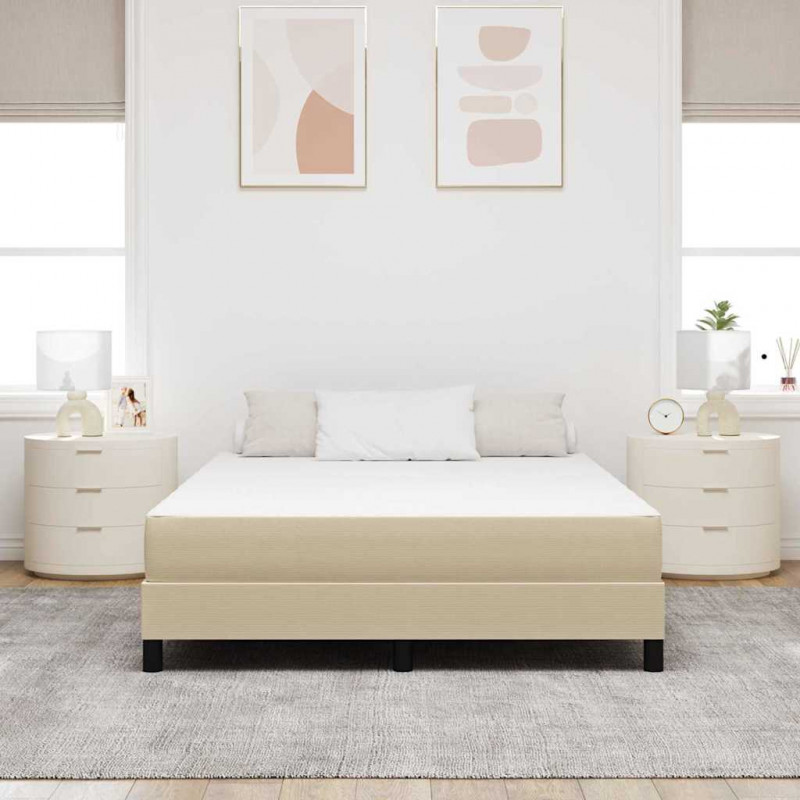 Materac do łóżka z materacem Szałwiowy 140 x 200 cm tkanina