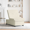 Sofa Bed Kremowy 194 x 67 x 82 cm Aksamit