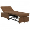 Sofa Bed Brązowy 194 x 67 x 82 cm Tkanina Huahua