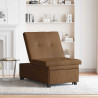 Sofa Bed Brązowy 194 x 67 x 82 cm Tkanina Huahua