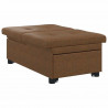 Sofa Bed Brązowy 194 x 67 x 82 cm Tkanina Huahua