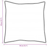 Poduszka z poduszką 2 pcs Biały 40 x 40 cm bawełna