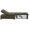 Sofa Bed Zielony wojskowy 194 x 67 x 82 cm Tkanina Huahua