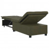 Sofa Bed Zielony wojskowy 194 x 67 x 82 cm Tkanina Huahua