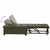 Sofa Bed Zielony wojskowy 194 x 67 x 82 cm Tkanina Huahua