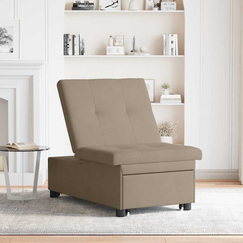 Rozkładana sofa Ciemnoszary 194 x 67 x 82 cm Mikrofibra
