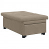Rozkładana sofa Ciemnoszary 194 x 67 x 82 cm Mikrofibra