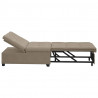 Rozkładana sofa Ciemnoszary 194 x 67 x 82 cm Mikrofibra