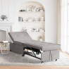 Rozkładana sofa Jasnoszary 194 x 67 x 82 cm Mikrofibra