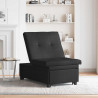 Rozkładana sofa Czarny 194 x 67 x 82 cm Mikrofibra