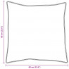 Poduszka z poduszką 2 pcs Biały 60 x 60 cm bawełna