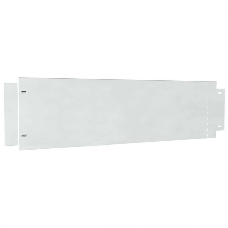 Obrzeża trawnikowe 5 pcs Srebrny 100 x 25 x 0,07 cm