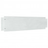 Obrzeża trawnikowe 5 pcs Srebrny 100 x 25 x 0,07 cm